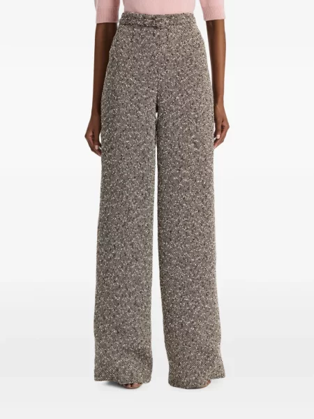 Pantaloni Oscar De La Renta din tweed