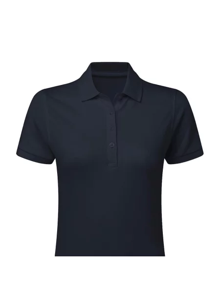 Koszulka Polo Signature Stretch Bez Metki niebieska
