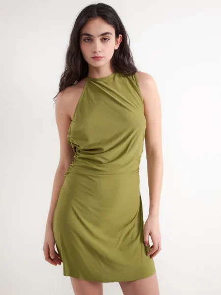 BALMOHK Rochie de vară kaki