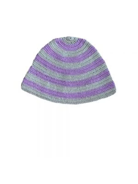 Czapka Amish fioletowa