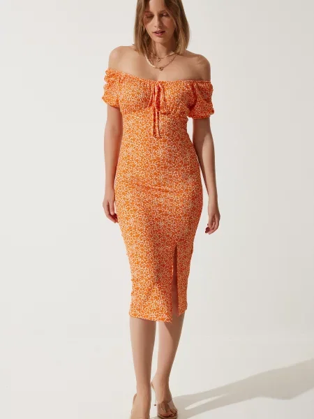 Rochie Happiness İstanbul portocaliu