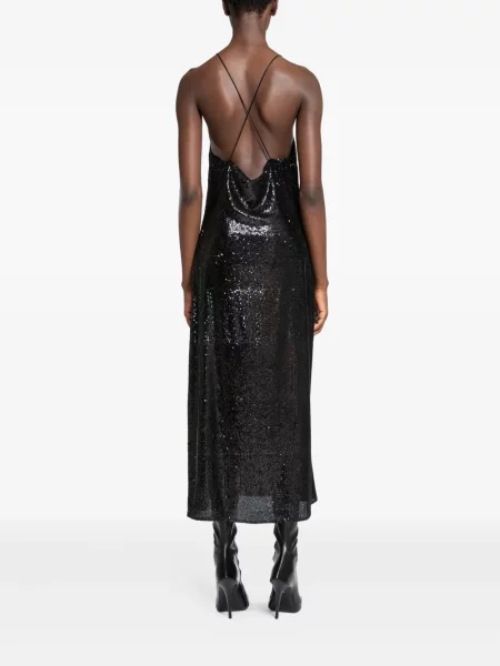 Sukienka midi Ssheena do kolan garniturowa czarna