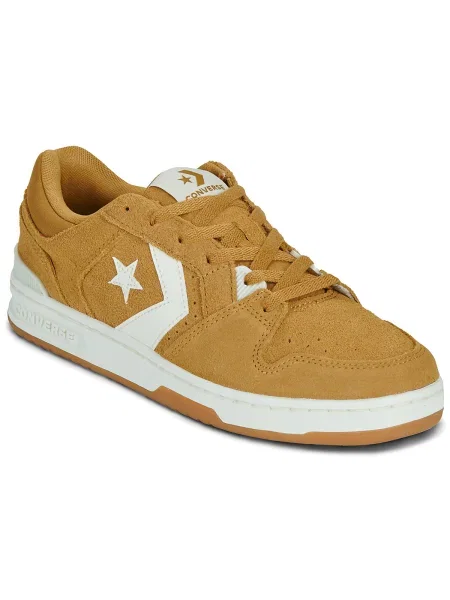 Pantofi Converse din piele de căprioară galben