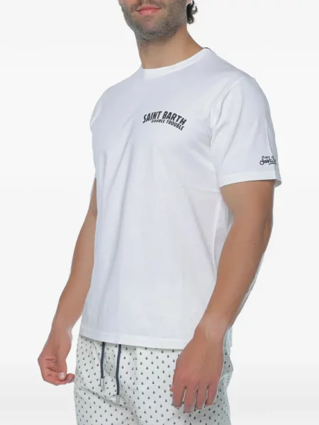 Tricou Mc2 Saint Barth cu imagine alb