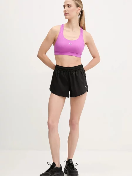 Шорти для тренувань Puma Train All Day Essentials однотонні висока посадка чорний