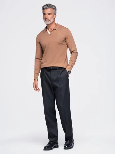 Polo majica Ombre crna