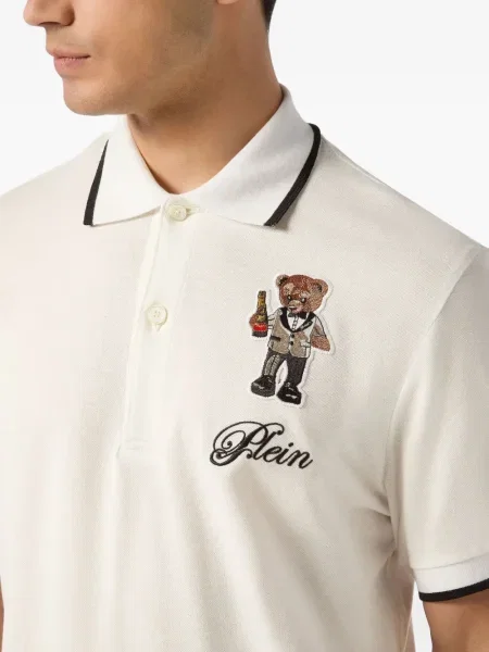 Polo Philipp Plein teddy alb
