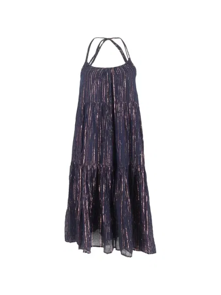 Rochie midi Ulla Johnson până la genunchi de costum albastru