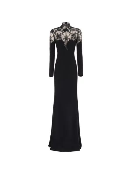 Rochie Gemy Maalouf din dantelă negru