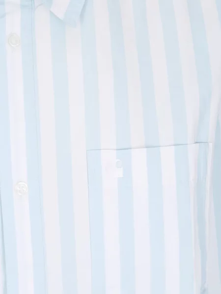 Koszula w paski Carhartt Wip w paski niebieska