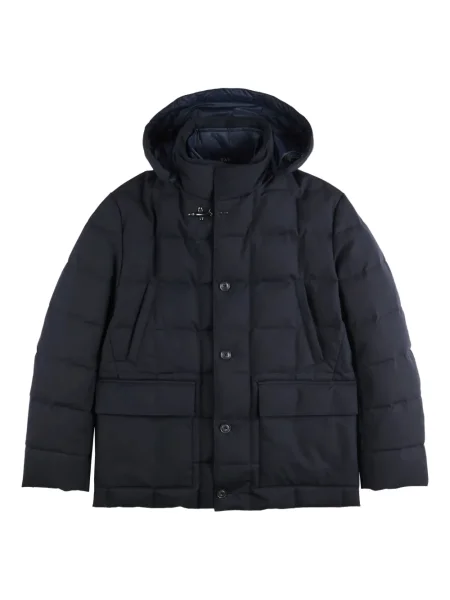 Geacă cu puf Fay cu glugă albastru