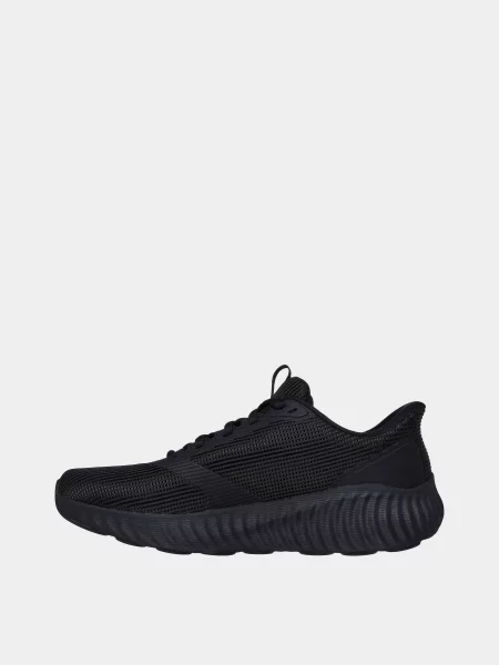 Кожаные кроссовки для бега Skechers для бега черные