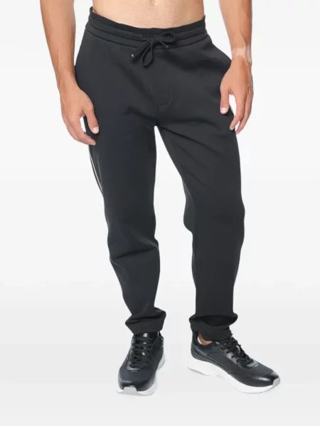 Pantaloni Armani Exchange alergare cu cordon negru