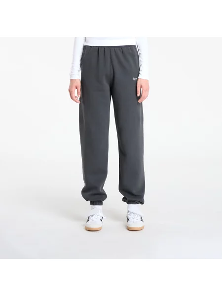 Pantaloni Sporty & Rich Serif Logo Soft Sweapant UNISEX Faded Black XS negru