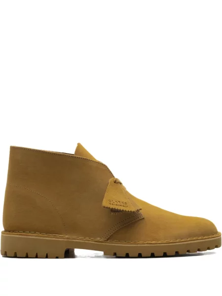 Ghete desert Clarks Originals cu șireturi din dantelă maro