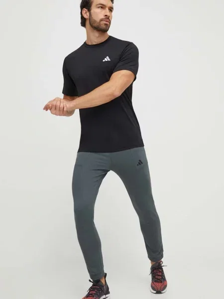 Hlače za vadbo adidas Performance zelena
