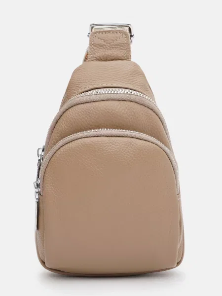 Borsa Leather Рюкзак Шкіра бежевий
