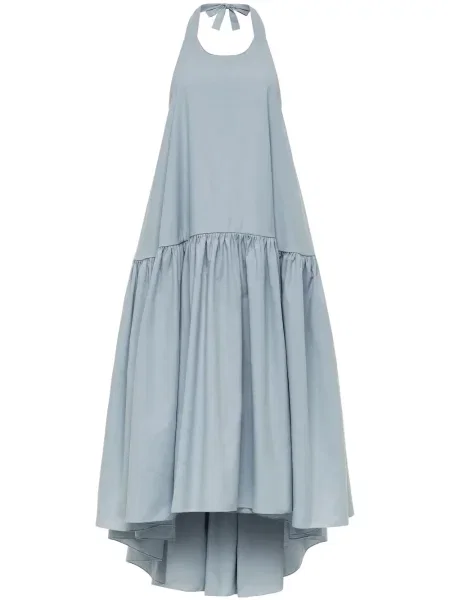Rochie midi Azeeza până la genunchi de costum albastru