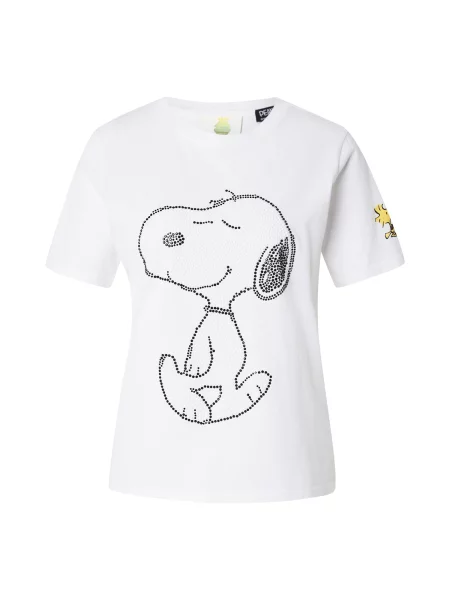 PRINCESS GOES HOLLYWOOD Tricou Snoopy Smile More negru alb