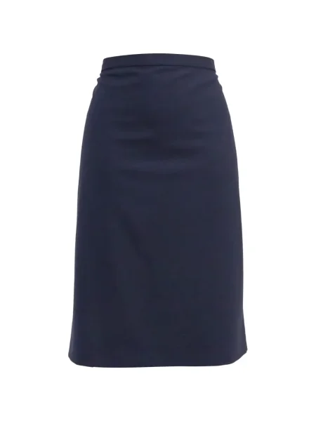 Fustă tip creion Theory de lână albastru