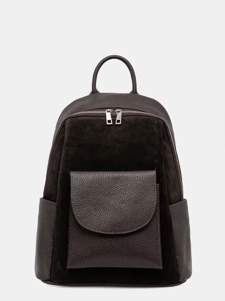 Answear.LAB rucsac din piele intoarsa maro