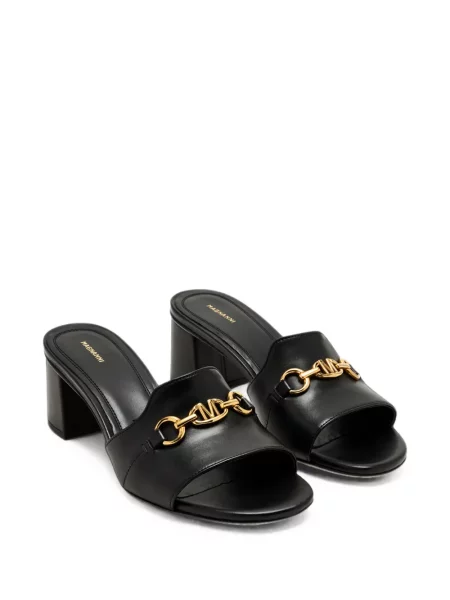 Sandale Magnanni din piele cu autograf negru