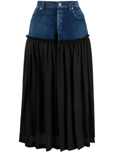 Fustă din denim Y's albastru