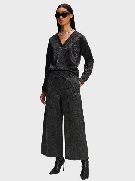 Кюлоти Karl Lagerfeld з джерсі чорні