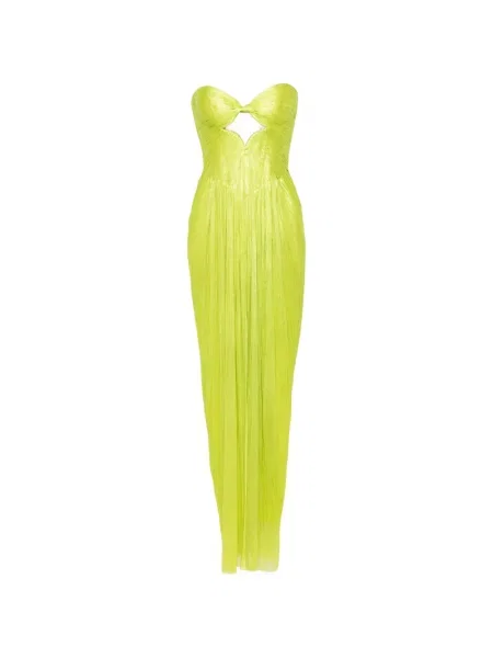 Rochie maxi Maria Lucia Hohan de costum verde