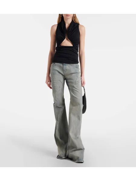 Top Rick Owens din jerseu negru