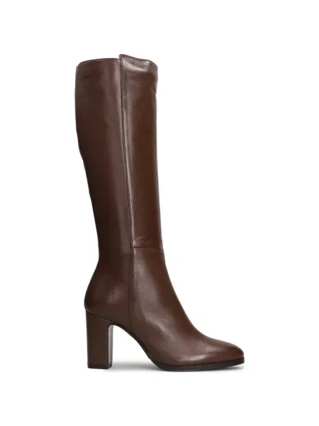 Botine Julie Dee din piele maro