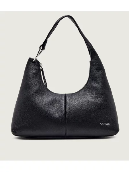 Calvin Klein De piele geantă pe umăr negru