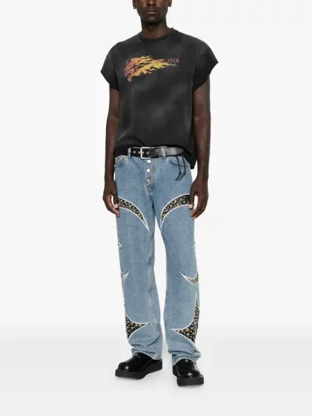 Tricou Thug Club cu imagine negru
