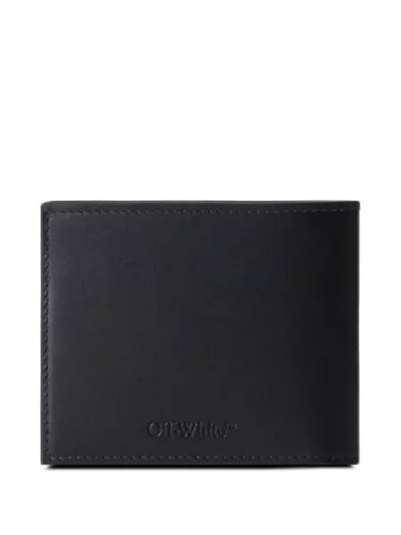 Portofel Off-white cu imagine alb