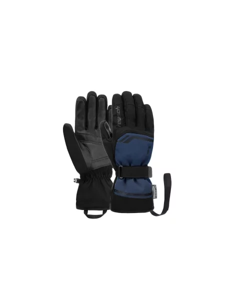 Rękawice narciarskie unisex Reusch Primus wodoodporne ocieplane softshell czarne