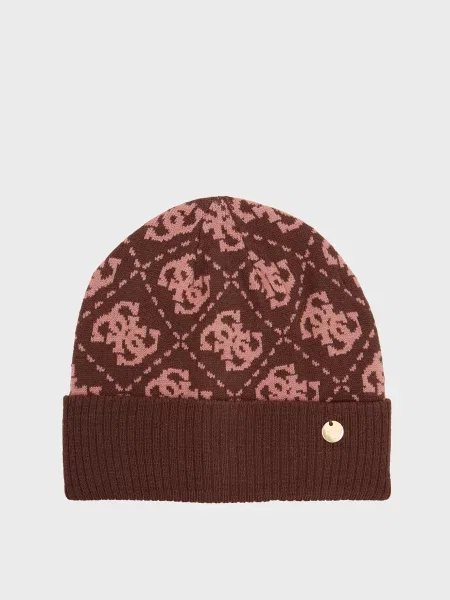 Шапка Guess з принтом