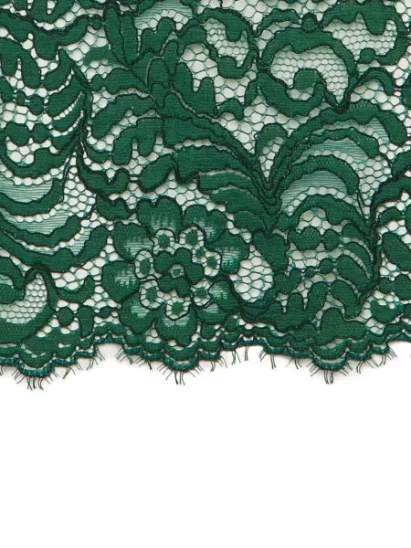Top Sandro din dantelă verde