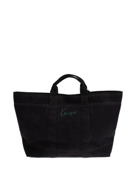 Geantă Kenzo cu model floral negru