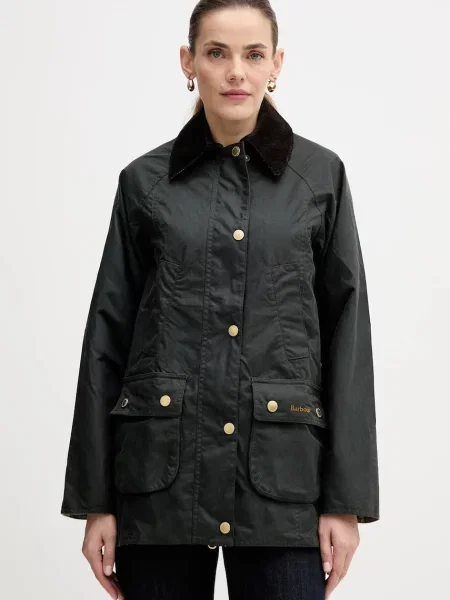 Bunda Barbour Modern Beadnell Wax přechodná zelená