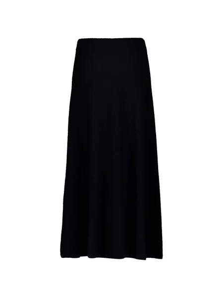 Fustă midi Lisa Yang tricotate negru