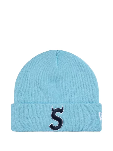 Căciulă Supreme cu broderie albastru