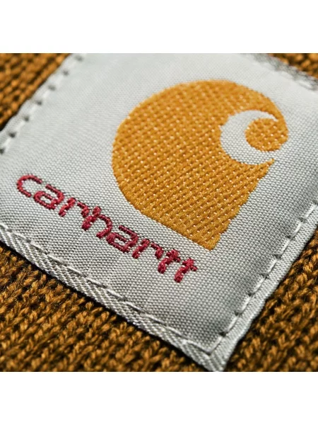 Haftowany zegarek Carhartt Wip brązowy