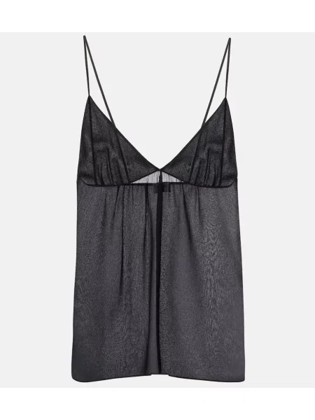 Maiou Saint Laurent de mătase negru