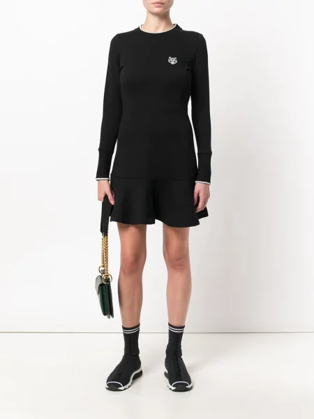 Rochie Kenzo cu dungi de tigru negru
