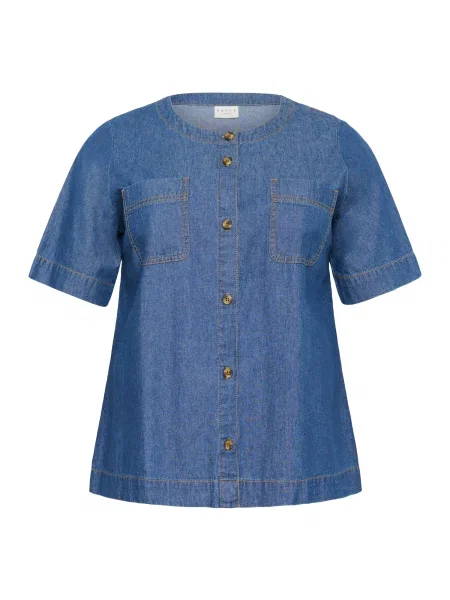 KAFFE CURVE Bluză Louisa' albastru