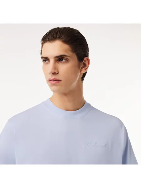 Футболка Lacoste голубая