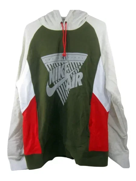 Tricou Nike retro din fleece alb