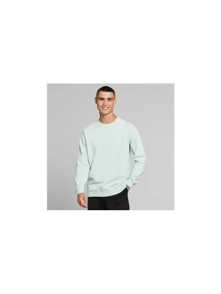 Dedicated Sweatshirt Malmoe Base Mint Mężczyźni Koszulki Dedicated Size: L zielony