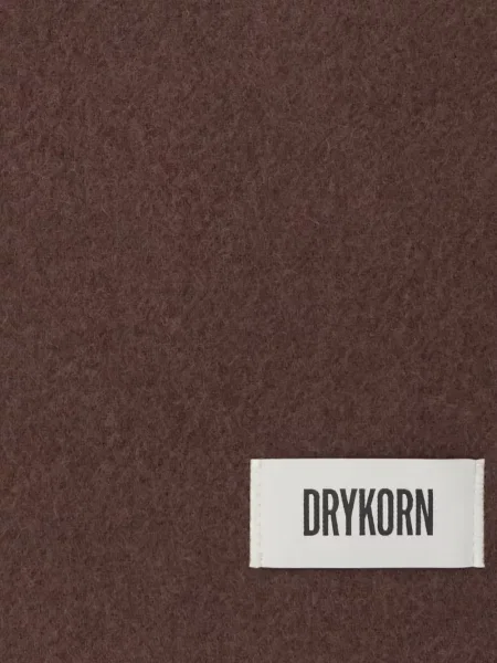 Fular Drykorn cu franjuri maro