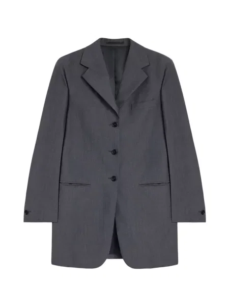 Geacă Jil Sander de lână gri